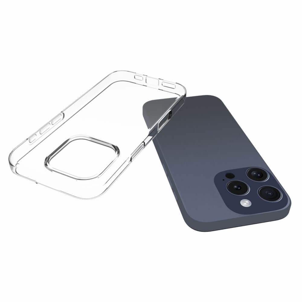 iPhone 16 Pro - Silikon Gummi Case transparent