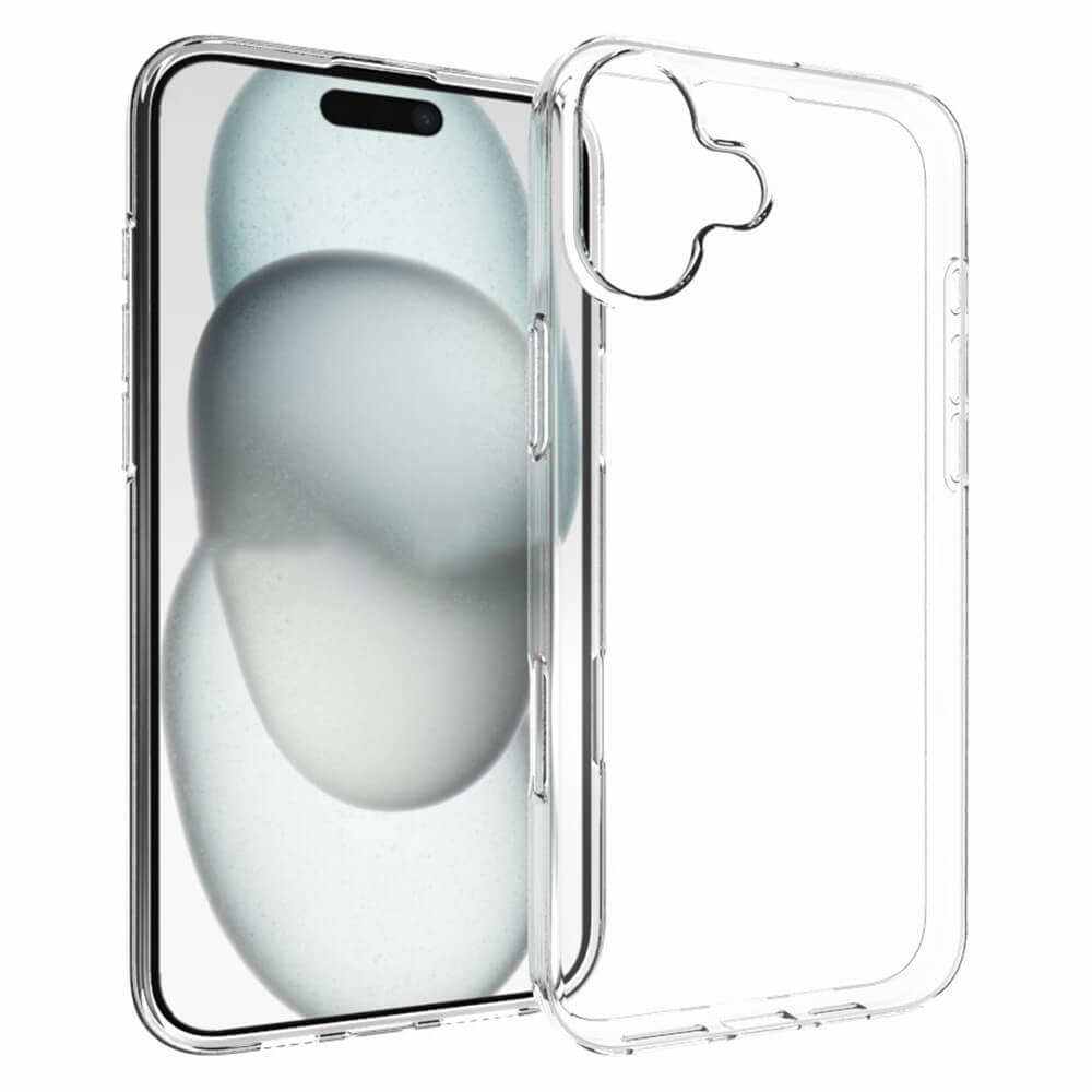 iPhone 16 Plus - Silicone Rubber Case transparent