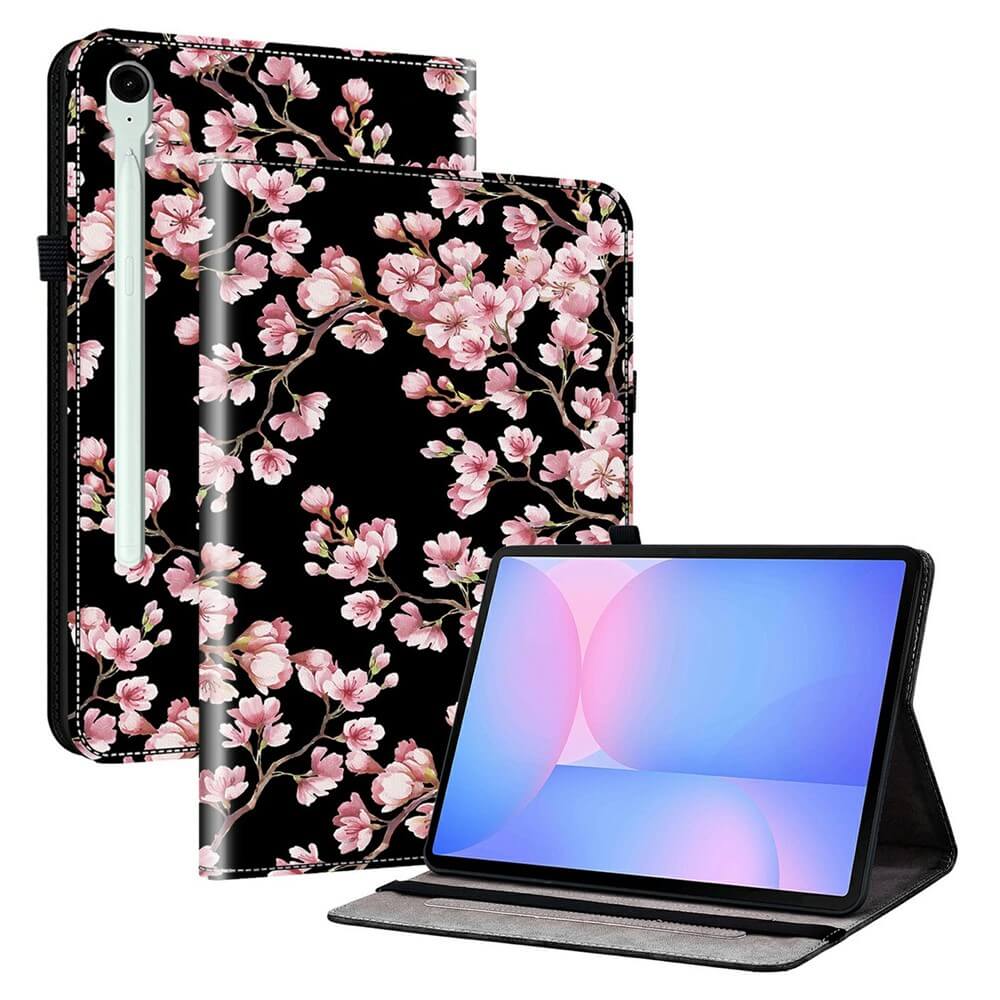 Galaxy Tab S10 FE+ Plus - Etui mit stilvollem Motiv