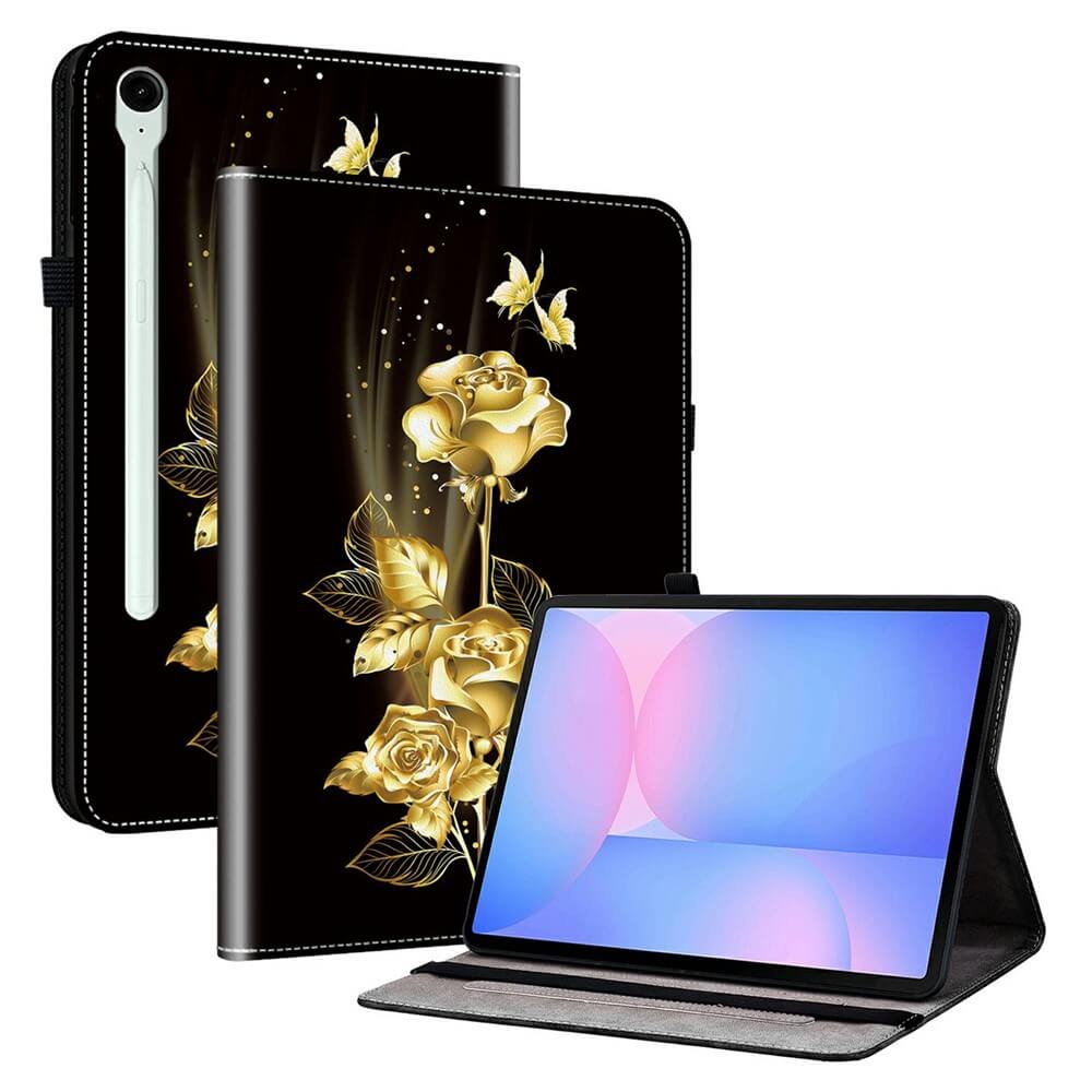 Galaxy Tab S10 FE+ Plus - Etui mit stilvollem Motiv