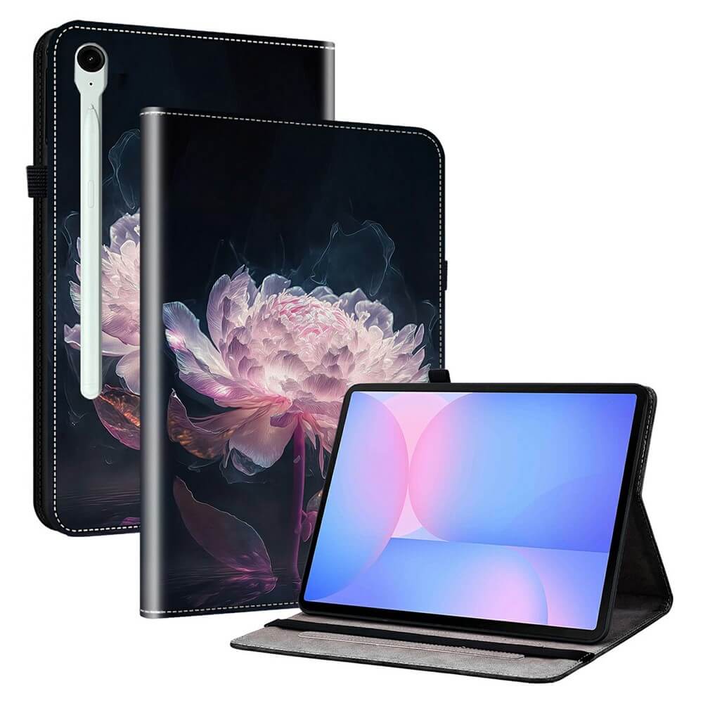 Galaxy Tab S10 FE+ Plus - Etui mit stilvollem Motiv
