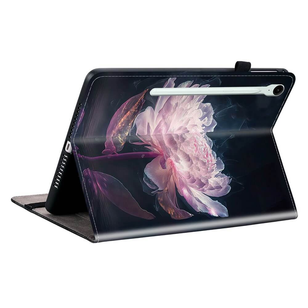 Galaxy Tab S10 FE+ Plus - Etui mit stilvollem Motiv