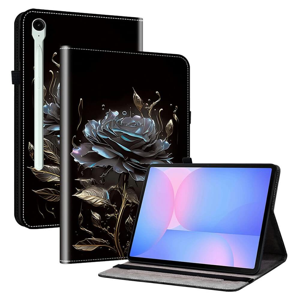 Galaxy Tab S10 FE+ Plus - Etui mit stilvollem Motiv