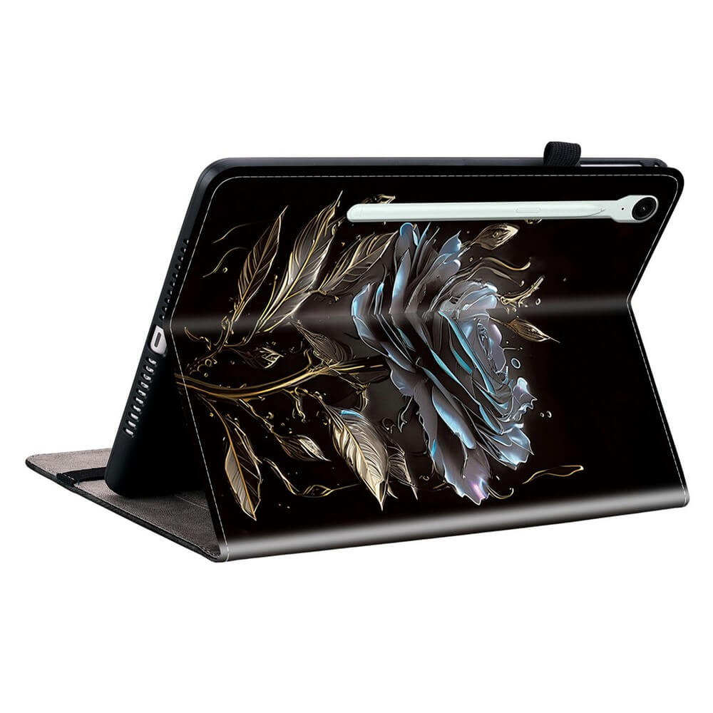 Galaxy Tab S10 FE+ Plus - Etui mit stilvollem Motiv