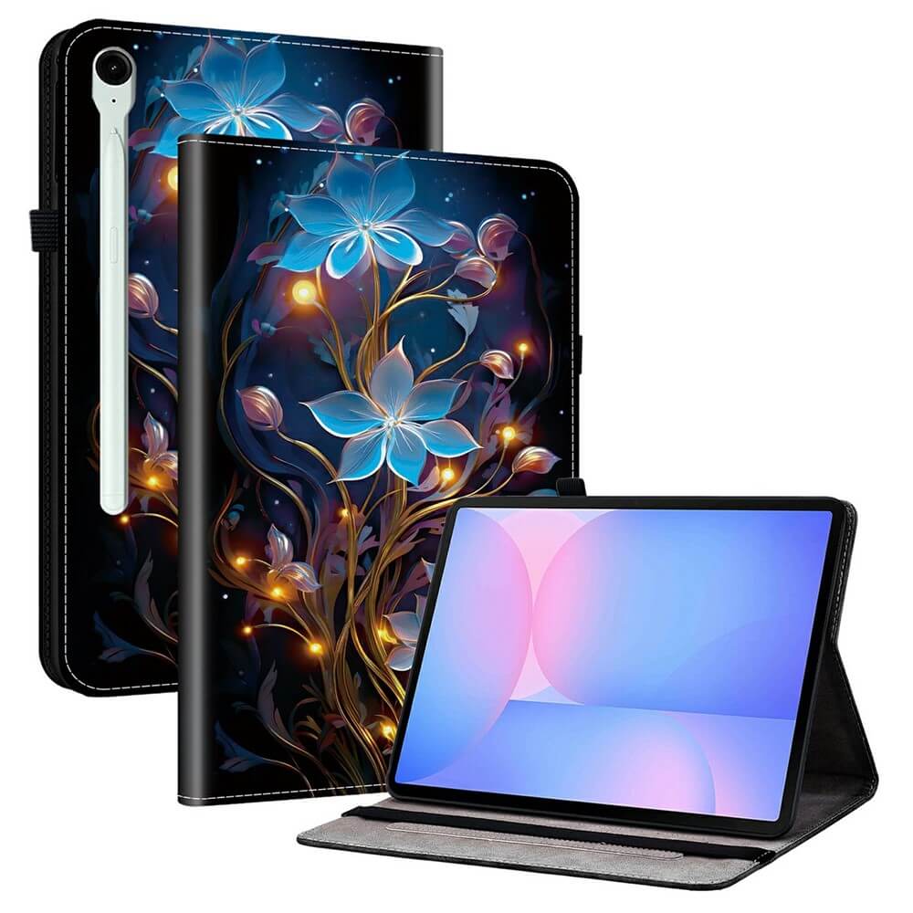 Galaxy Tab S10 FE+ Plus - Etui mit stilvollem Motiv