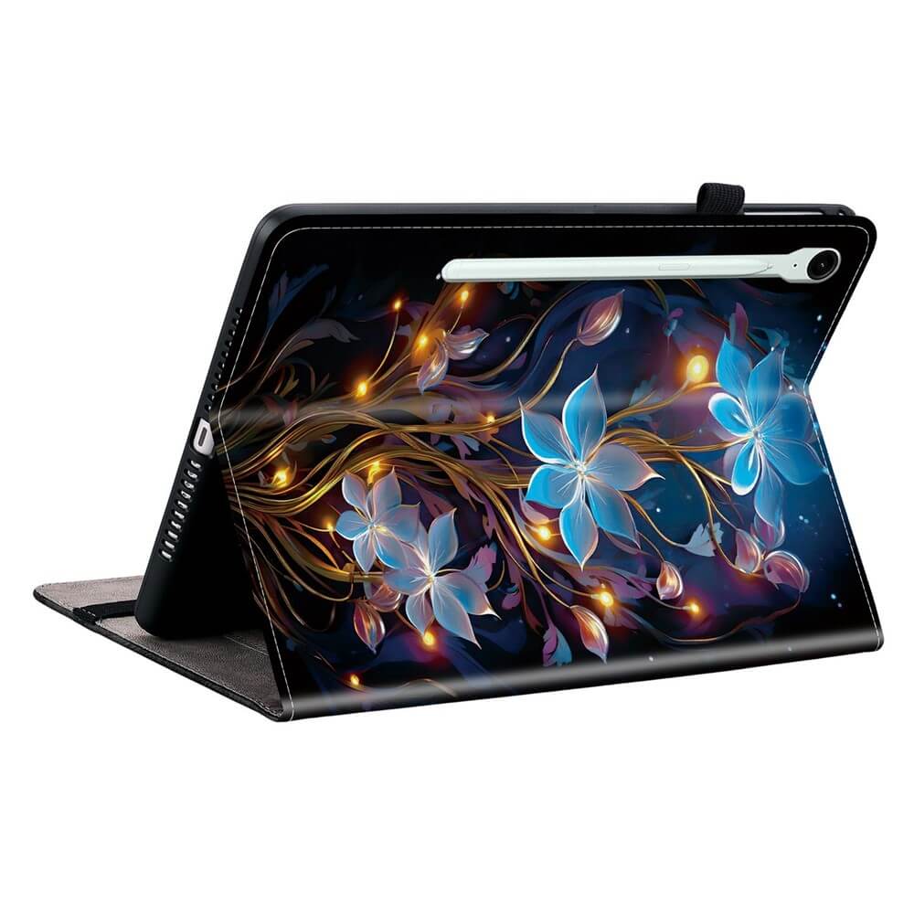 Galaxy Tab S10 FE+ Plus - Etui mit stilvollem Motiv