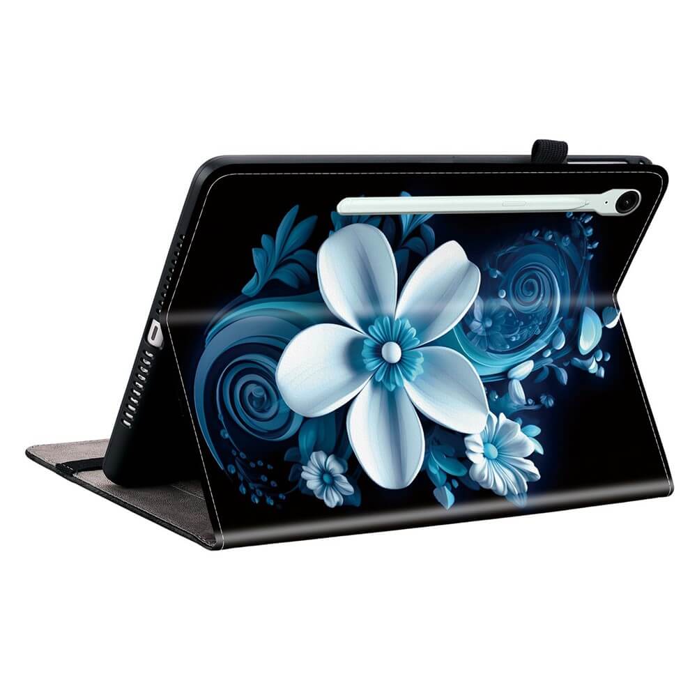 Galaxy Tab S10 FE+ Plus - Etui mit stilvollem Motiv