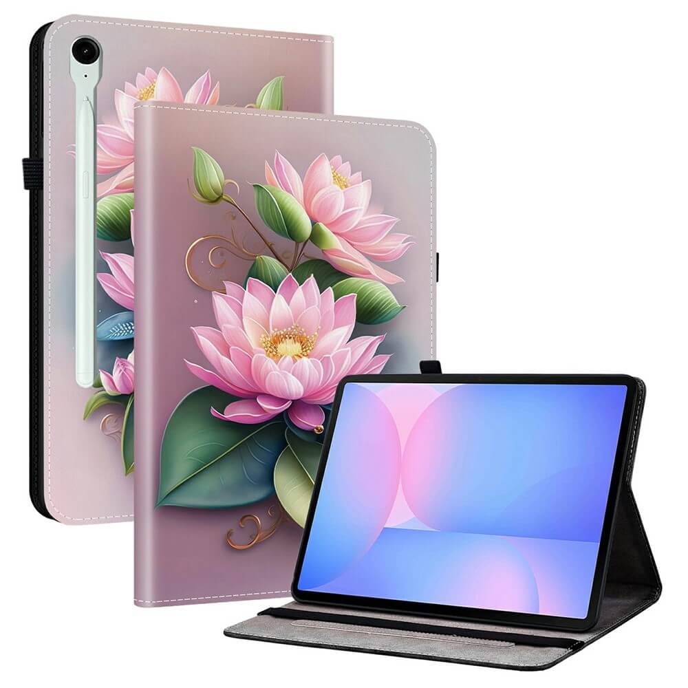 Galaxy Tab S10 FE+ Plus - Etui mit stilvollem Motiv