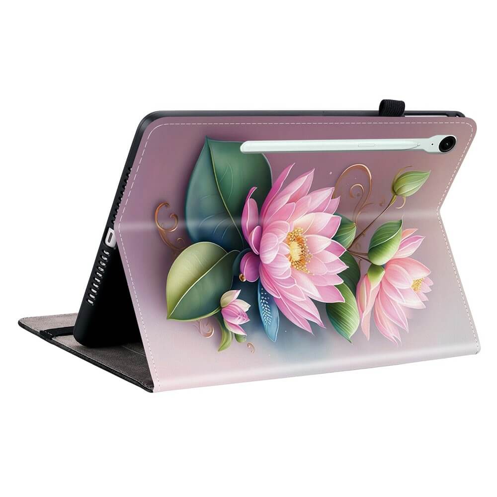 Galaxy Tab S10 FE+ Plus - Etui mit stilvollem Motiv