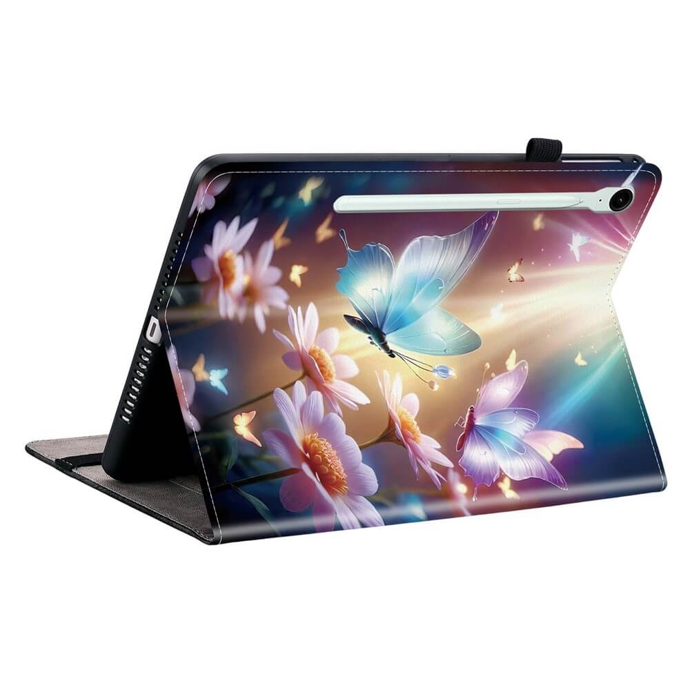 Galaxy Tab S10 FE+ Plus - Etui mit stilvollem Motiv