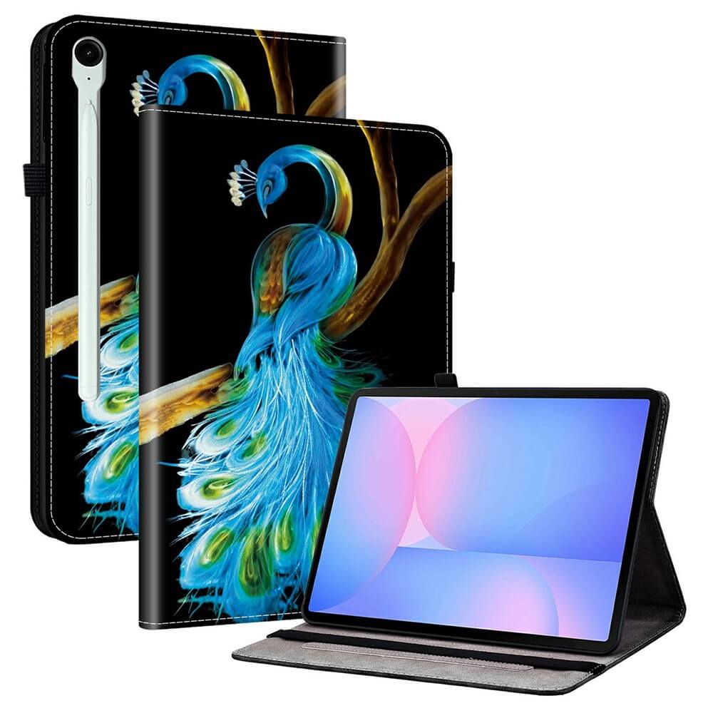 Galaxy Tab S10 FE+ Plus - Etui mit stilvollem Motiv