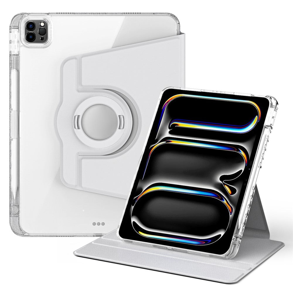 iPad Air / Pro 11 - Coque pivotante 2en1 avec cover + couvercle