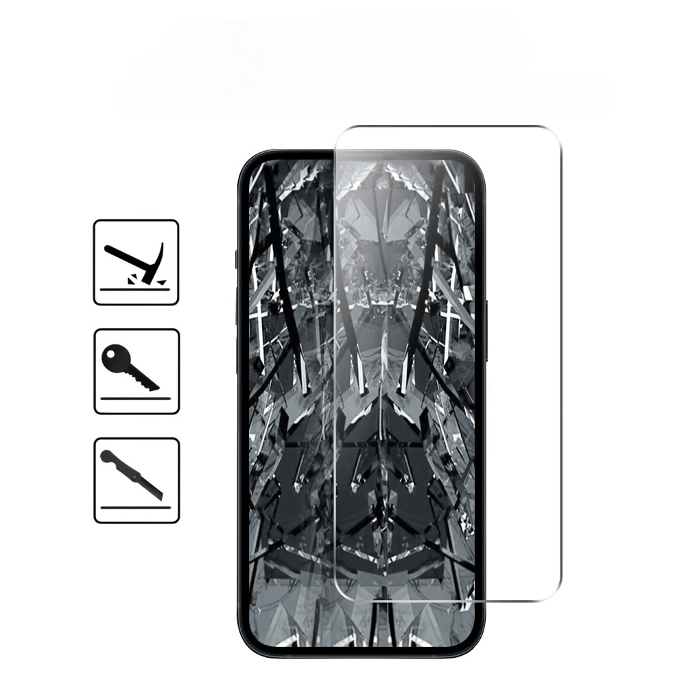 iPhone 16 - 2 pieces tempered glass display