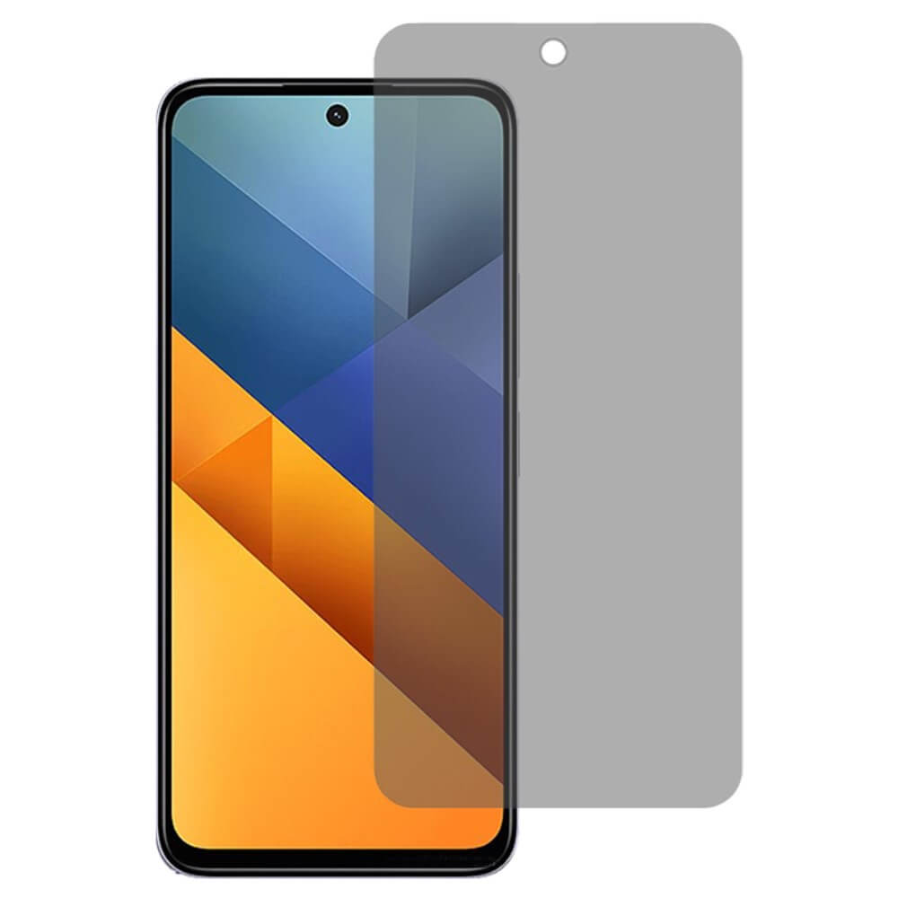 Xiaomi Poco M6 - Panzerglas Display Privacy Anti-Spy