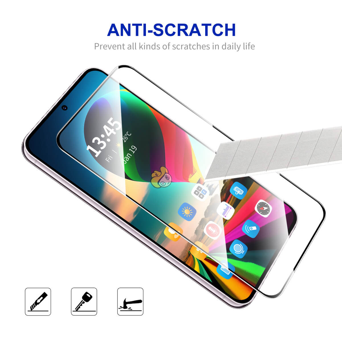 Galaxy S26 FE - Enkay 2 Stk. Panzerglas Display