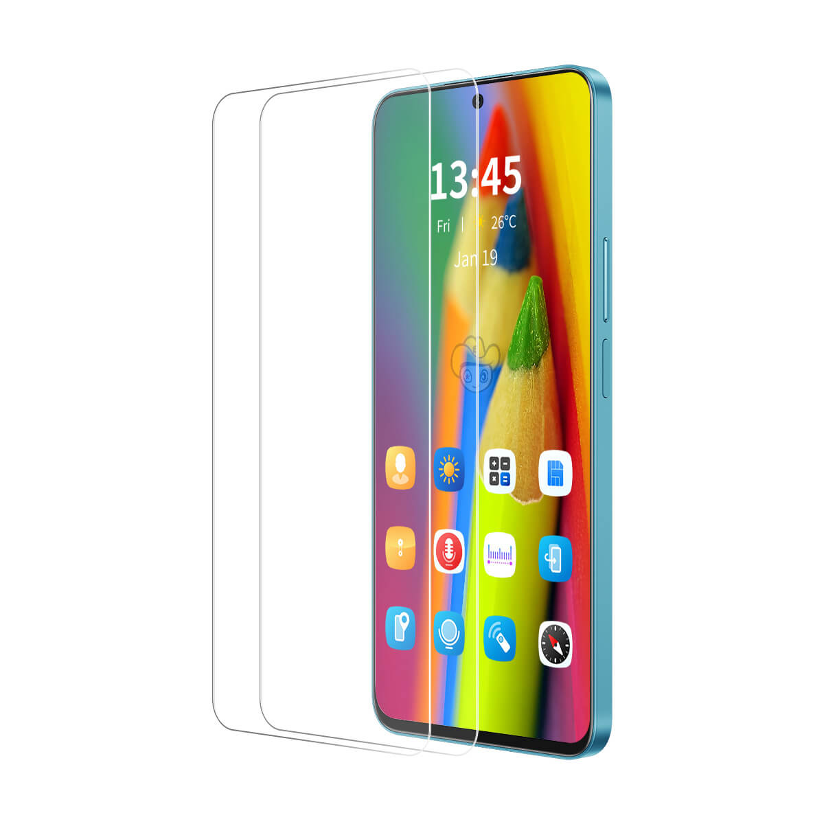 Galaxy A57 - Enkay 2 Stk. Panzerglas Display