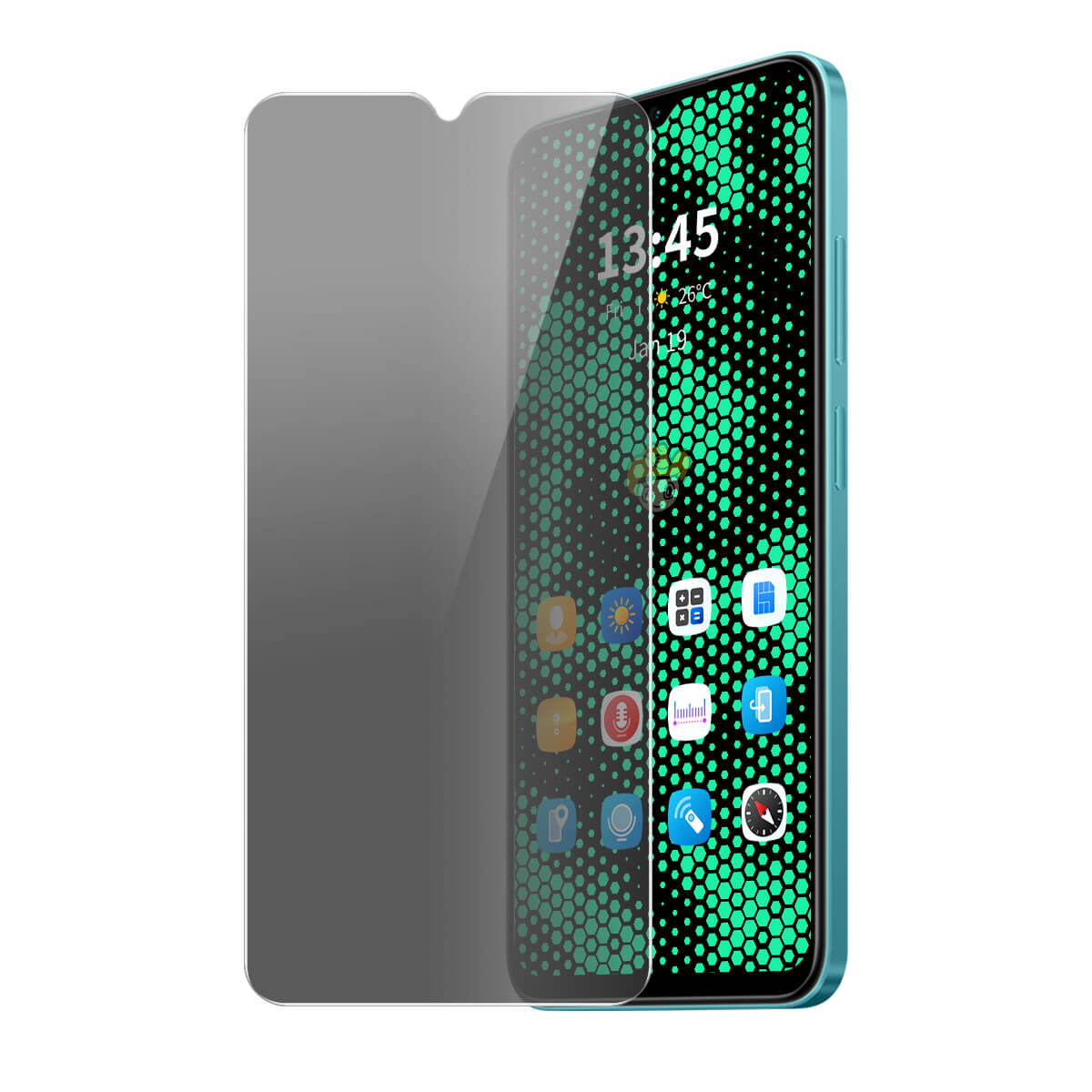 Xiaomi Redmi A5 - ENKAY Panzerglas Display Privacy Anti-Spy