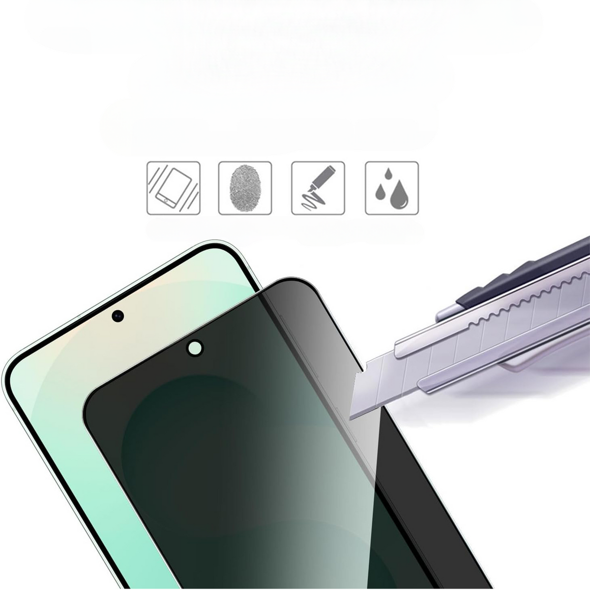 Galaxy A27 - Vitre de protection privée anti-espion