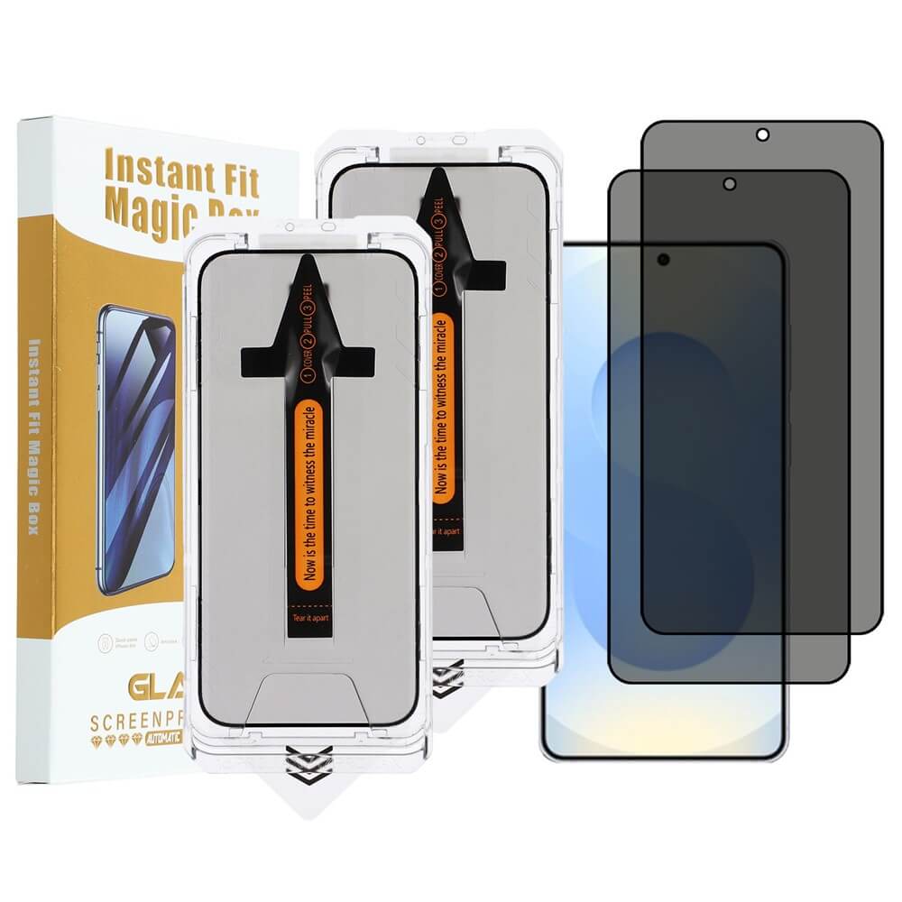 Galaxy S26+ Plus - 2pc Tempered Glass Display Privacy Anti-Spy