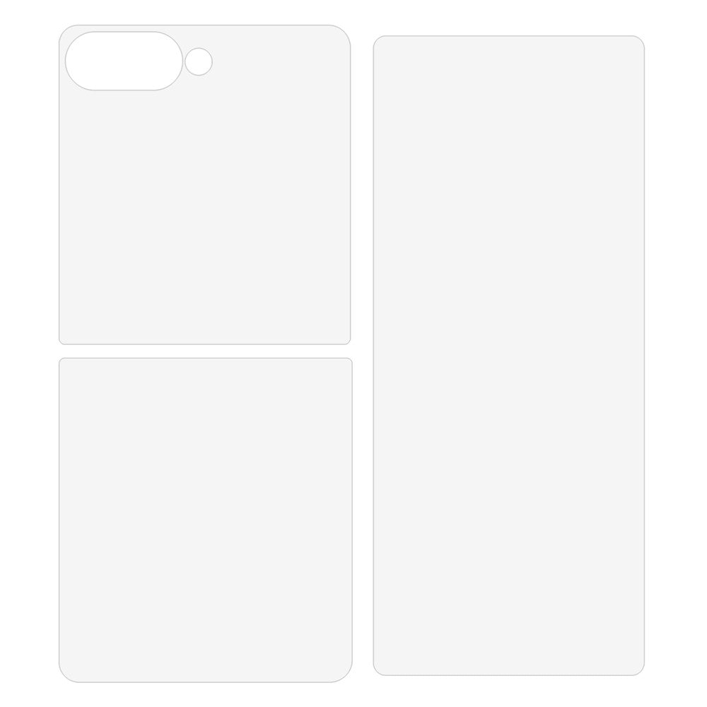 Galaxy Z Flip8 - Set Schutzfolien Front & Back