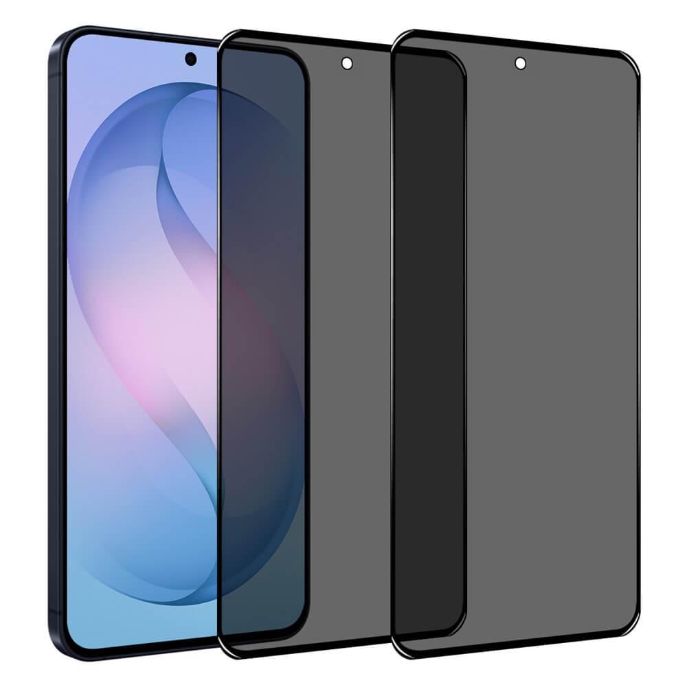 Galaxy S26 FE - Northjo 2pc Tempered Glass Display Privacy Anti-Spy