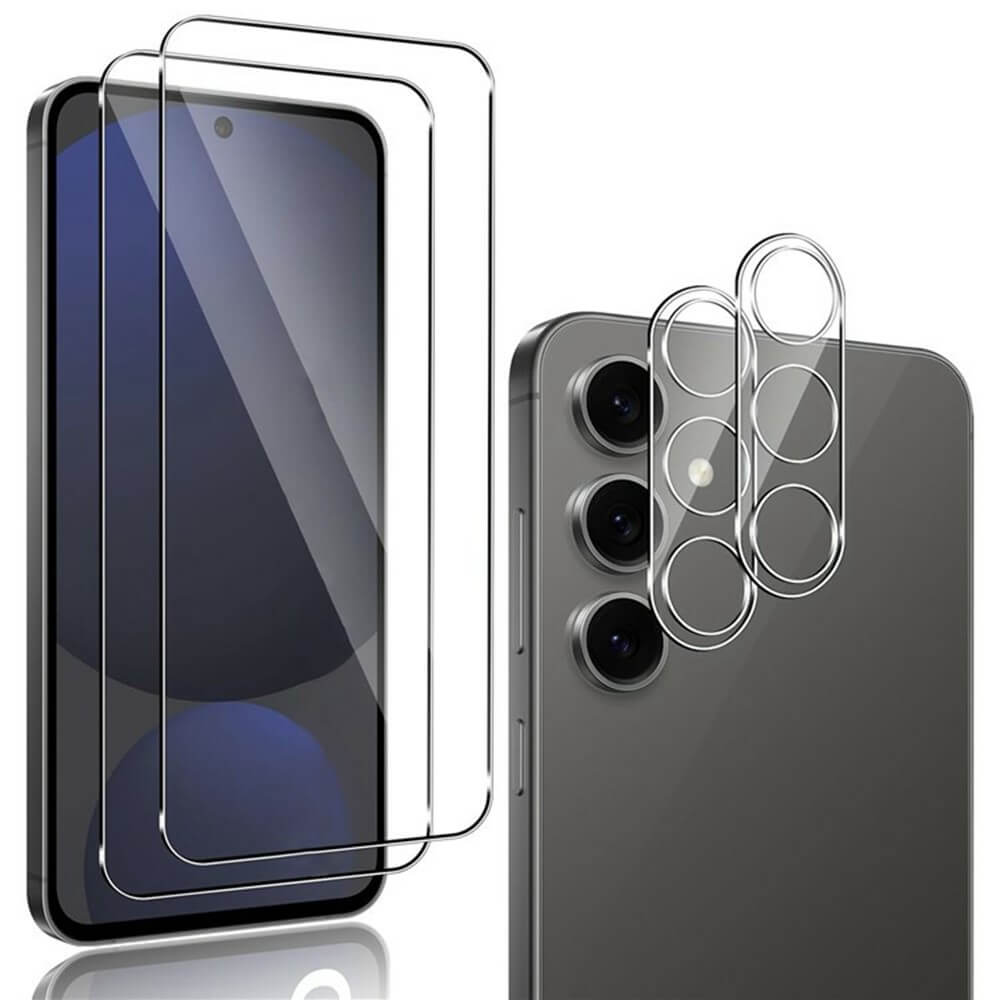 Galaxy S26 FE - Verre trempé lot de 2 avec protection caméra