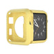 apple watch 42mm - custodia di protezione in gomma gialla