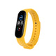 xiaomi mi band - braccialetto sportivo in silicone giallo