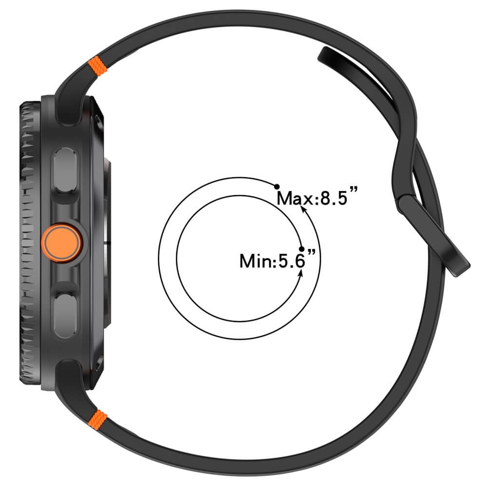 Samsung Galaxy Watch 8 / Galaxy Watch 8 Classic - Cinturino di ricambio sportivo in silicone