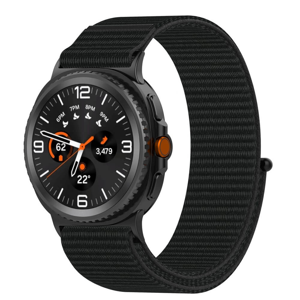 Samsung Galaxy Watch 8 / Galaxy Watch 8 Classic - Cinturino nylon flessibile con velcro