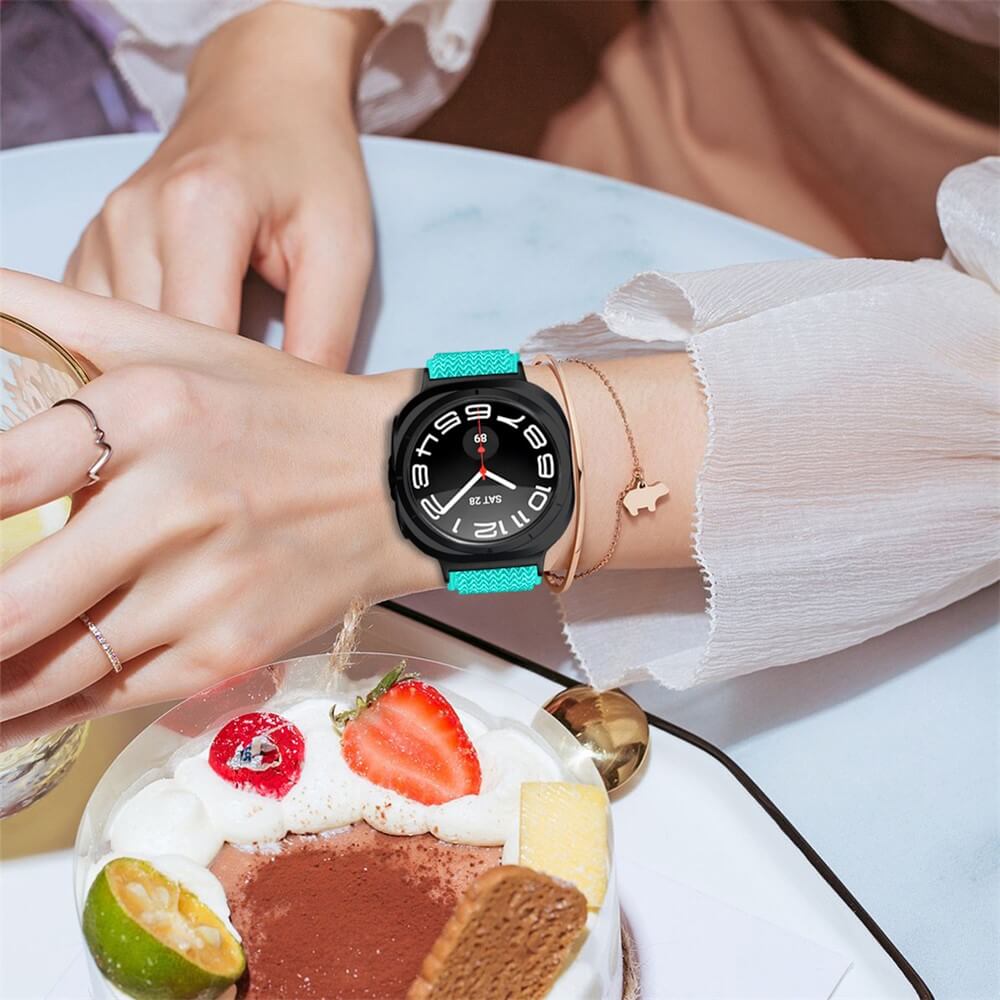Samsung Galaxy Watch 8 / Galaxy Watch 8 Classic - Braided Nylon Fabric Replacement Strap