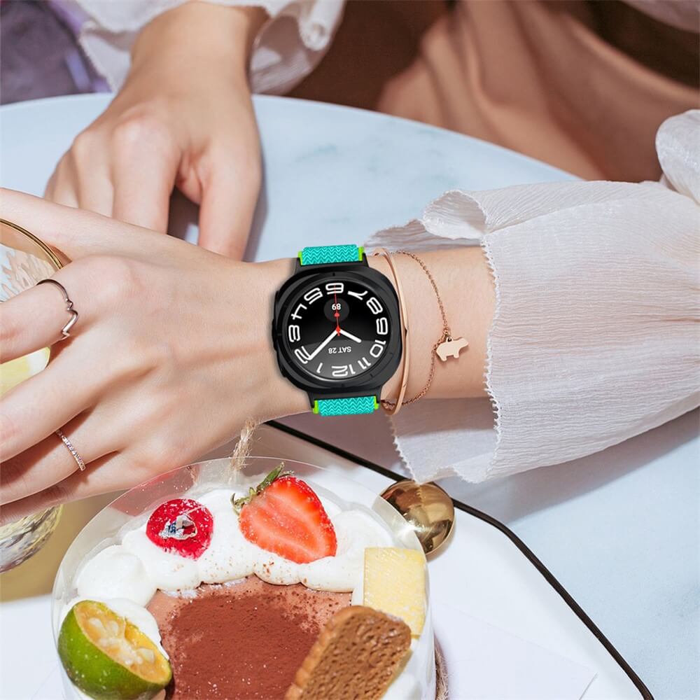 Samsung Galaxy Watch 8 / Galaxy Watch 8 Classic - Braided Nylon Fabric Replacement Strap