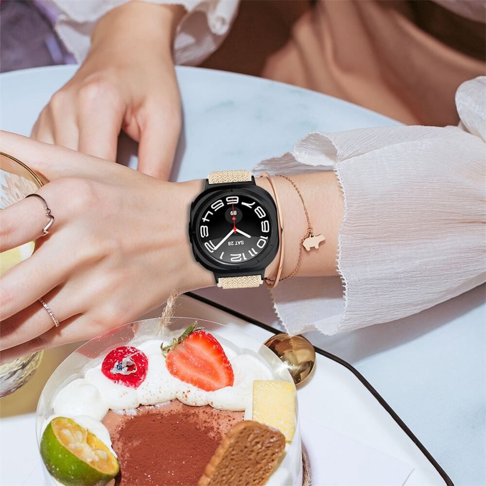 Samsung Galaxy Watch 8 / Galaxy Watch 8 Classic - Braided Nylon Fabric Replacement Strap