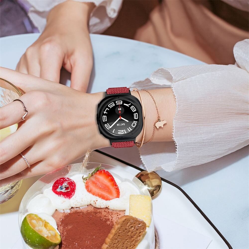 Samsung Galaxy Watch 8 / Galaxy Watch 8 Classic - Braided Nylon Fabric Replacement Strap