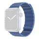 apple watch 42/44/45/49 mm - cinturino in silicone muturale con passante magnetico blu