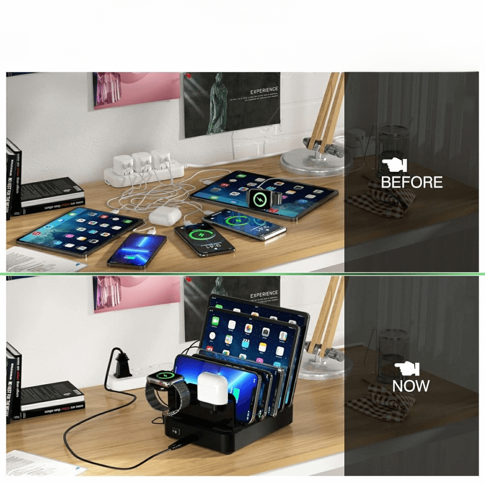 Ladestation Charging Station mit 6 Anschlüssen