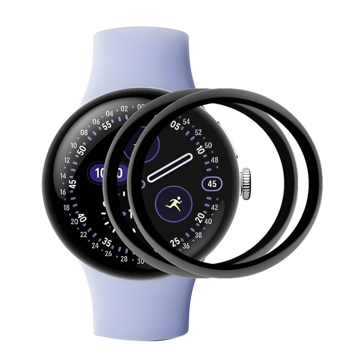 Google Pixel Watch 4 - 41mm - 2Stk. Display Schutzfolie PET
