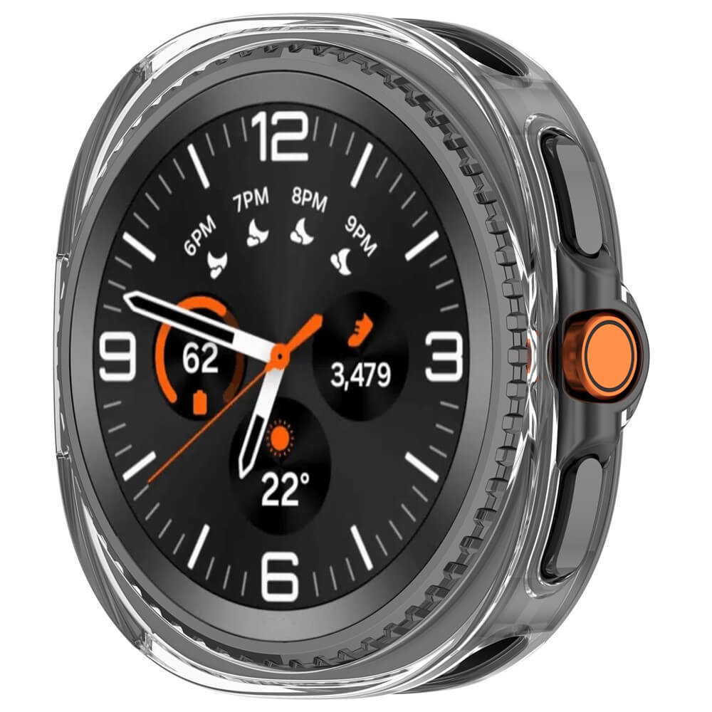 Samsung Galaxy Watch 8 Classic - 46mm - Rubber Protective Case transparent