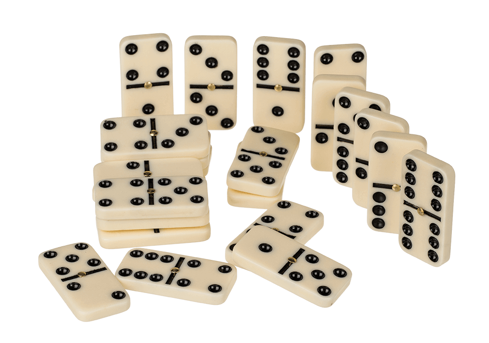 Dominoes game, version of 6