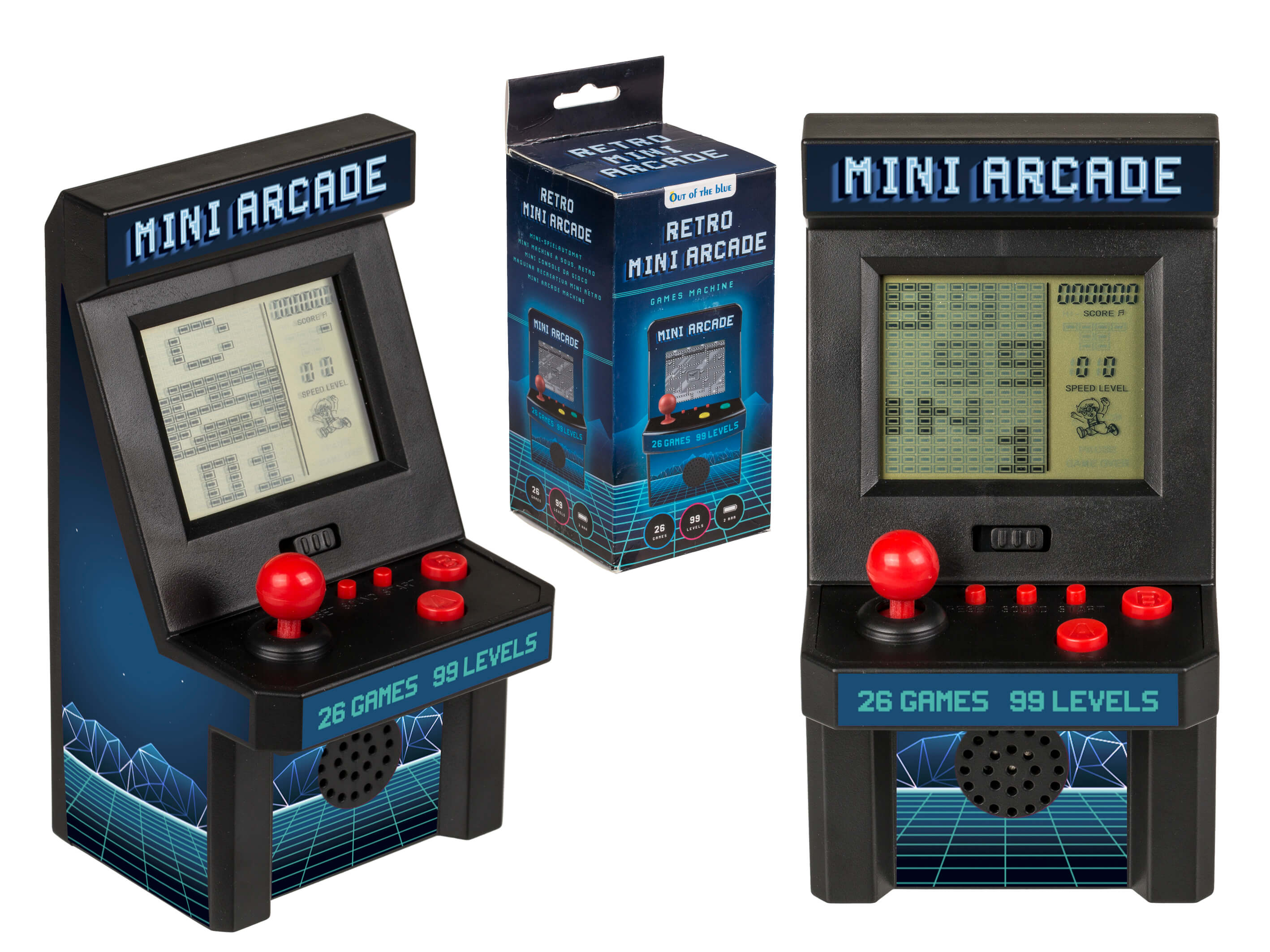 Mini slot machine Retro with 26 games