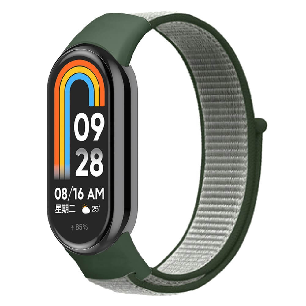 Xiaomi Smart Band 9 / 8 - Braided Nylon Fabric Strap with Velcro