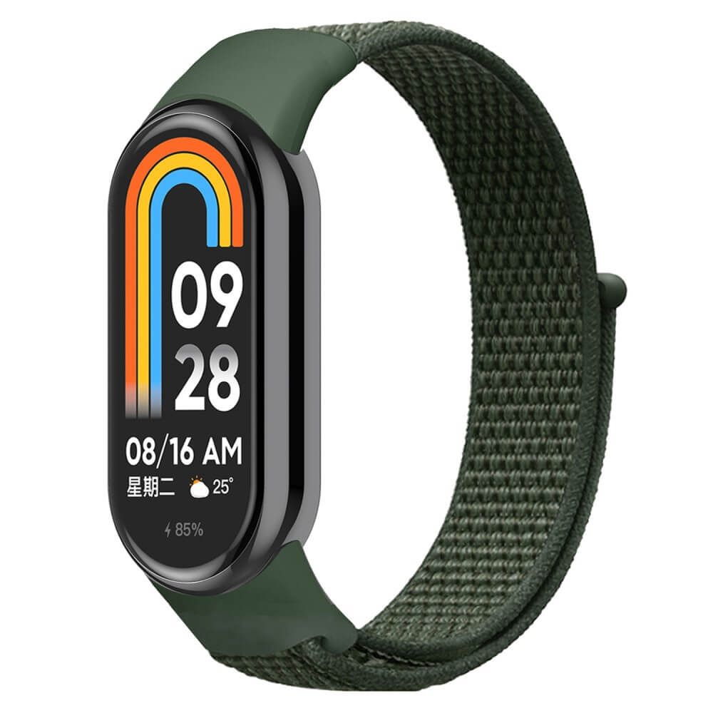 Xiaomi Smart Band 9 / 8 - Braided Nylon Fabric Strap with Velcro