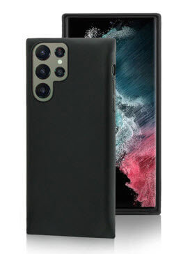 Galaxy S23 Ultra - Fonex TPU rubber cover black