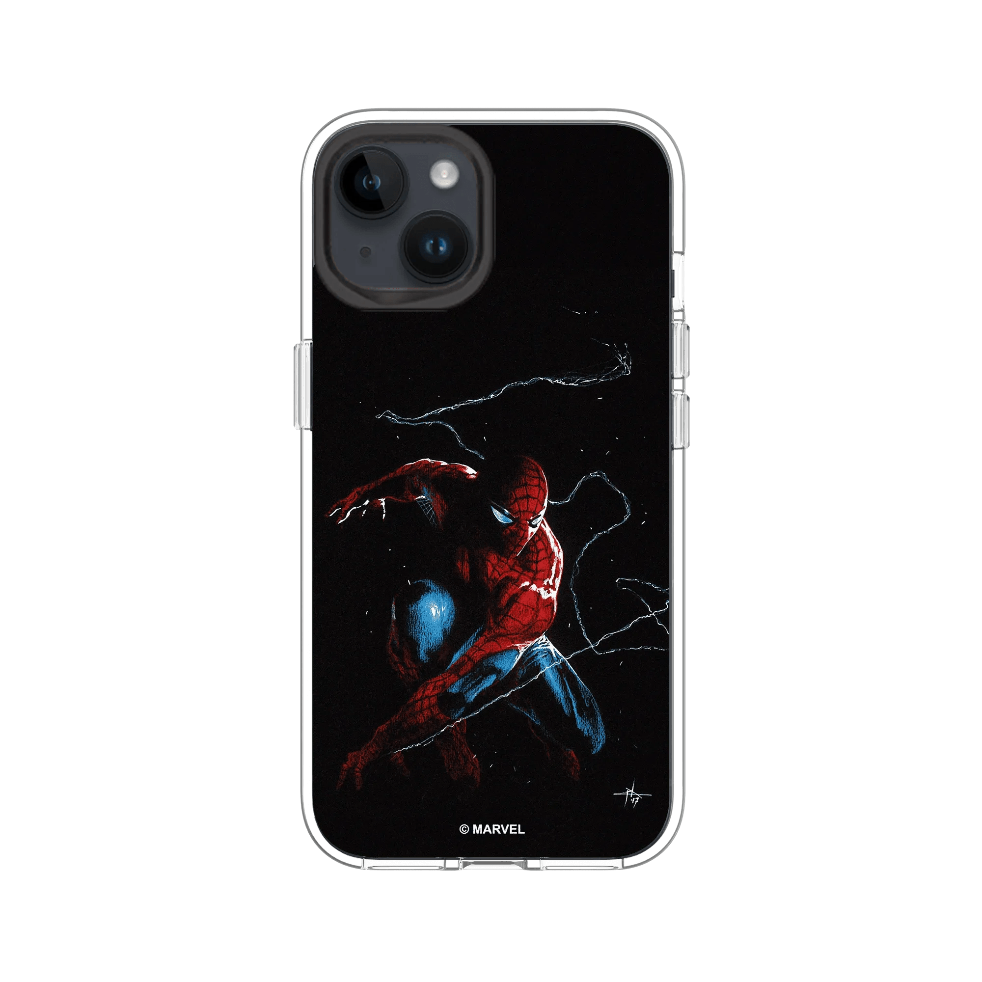 iPhone 14 / iPhone 13 - Rhinoshield Clear Case Spider-Man On Duty