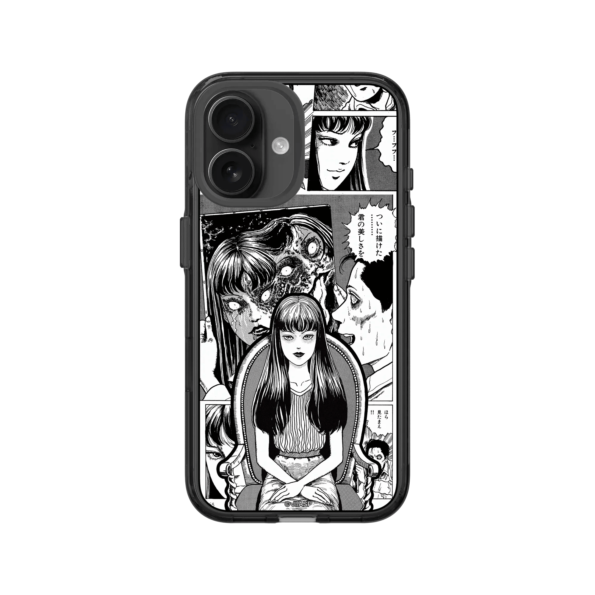 iPhone 16 - RhinoShield Clear Case - Junji Ito Tomie Manga Collage Edition