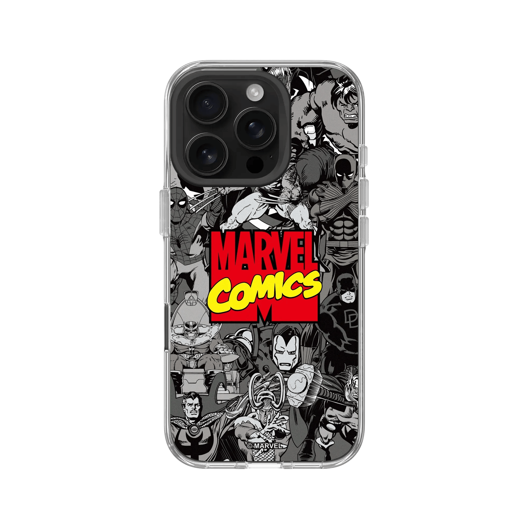 iPhone 16 Pro - Rhinoshield Clear Case Marvel Comics