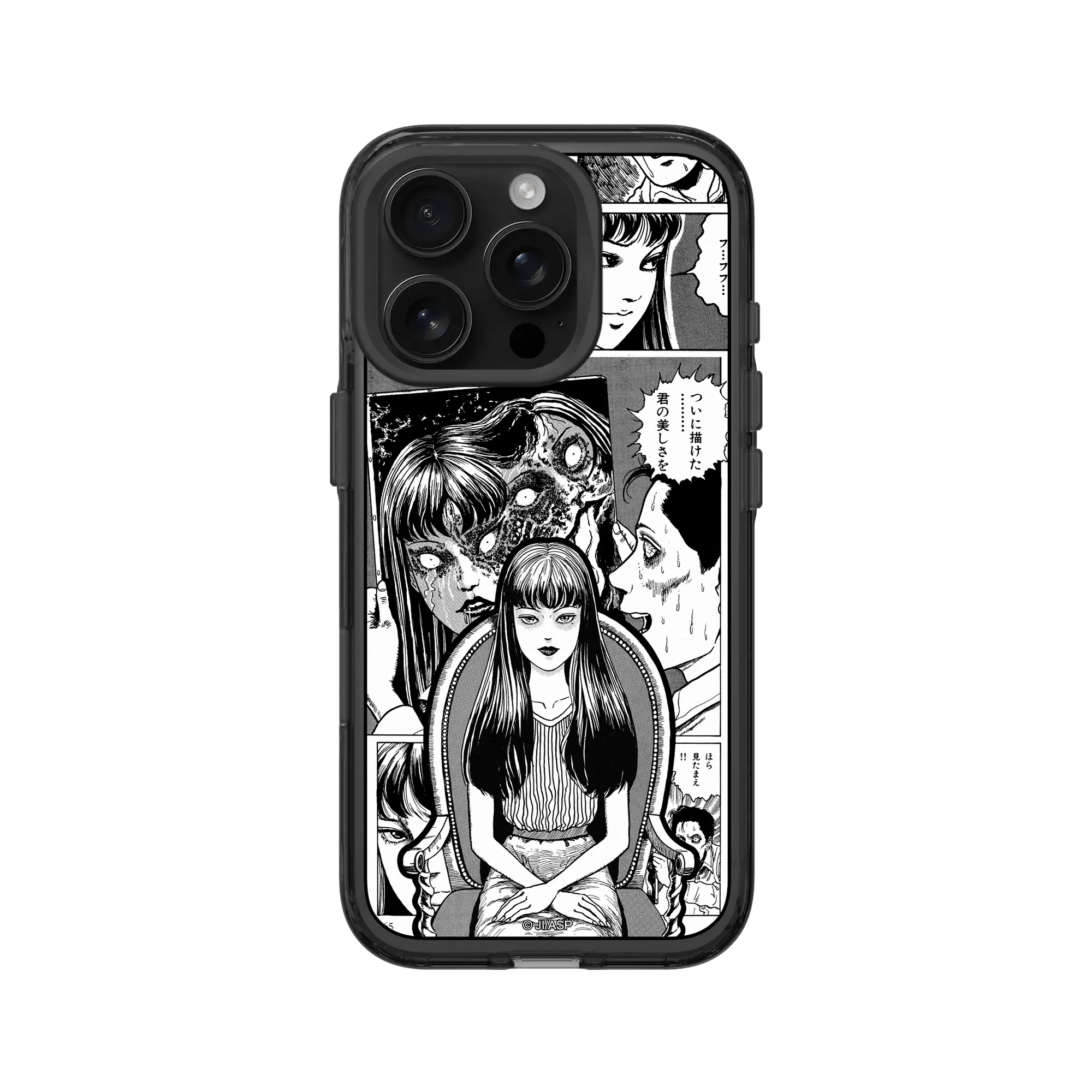 iPhone 16 Pro Max - RhinoShield Clear Hülle – Junji Ito Tomie Manga Collage Edition