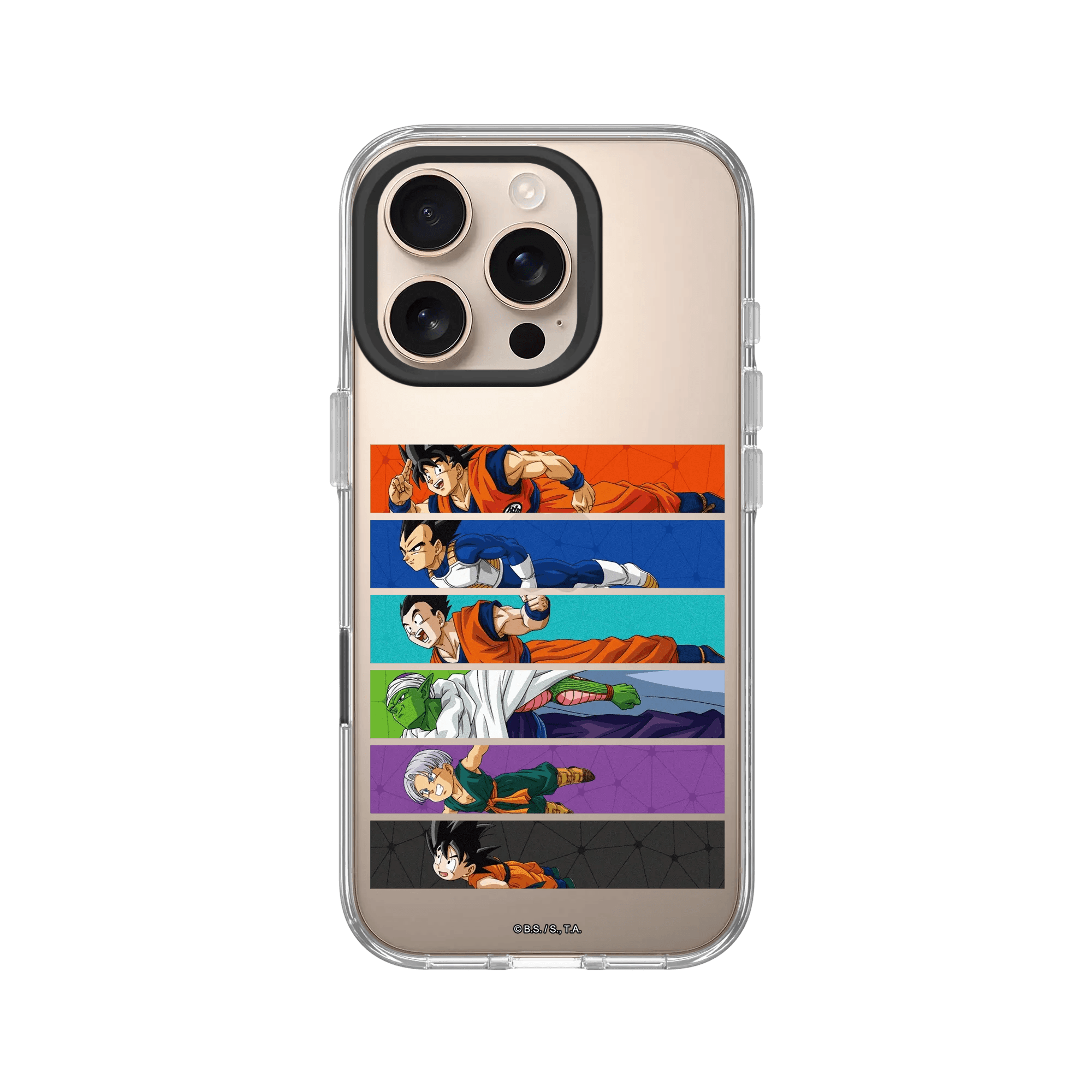 iPhone 16 Pro Max - RhinoShield Clear Case – Dragon Ball Z Heroes Lineup Edition