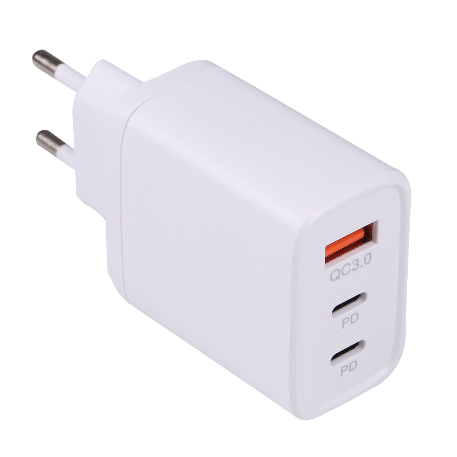 Charger 2x USB-C 1x UBS-A white