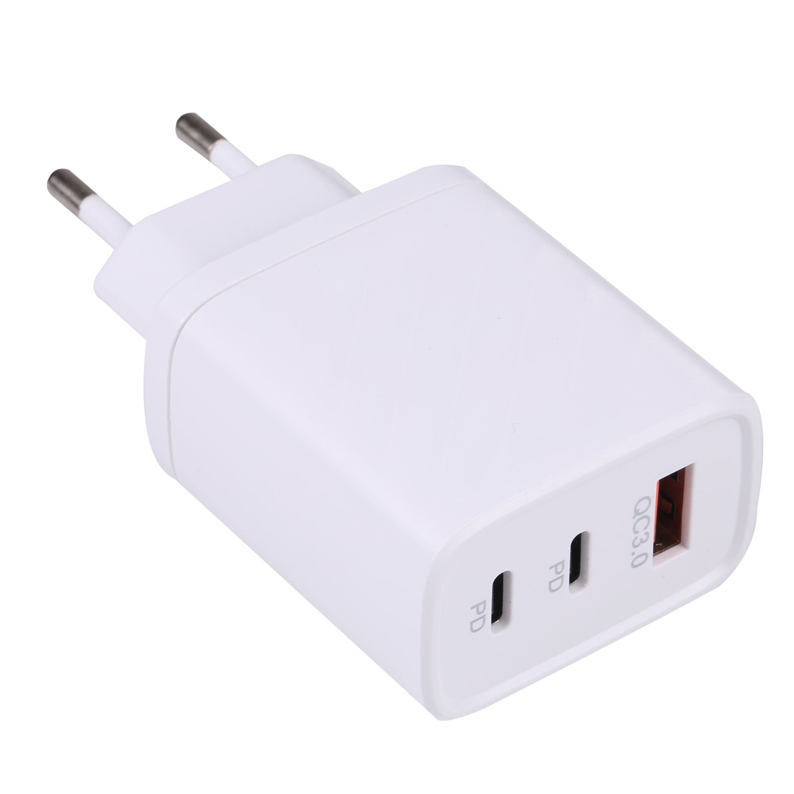 Charger 2x USB-C 1x UBS-A white